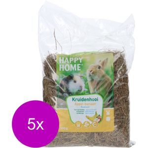 Happy Home Kruidenhooi - Appel&Banaan - Konijnenvoer - 5 x 500 g