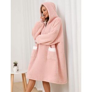 Oversized hoodie, fleece enorme draagbare deken voor vrouwen en mannen