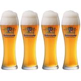Weihenstephaner - Weizen Bierglazen - 50cl - Professioneel Bierglas - Set van 4