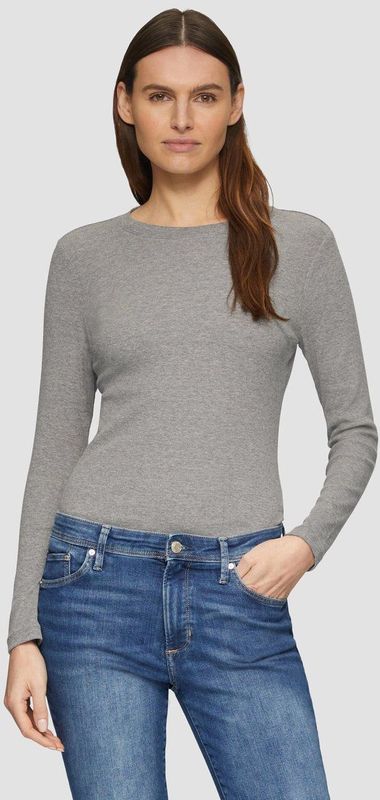 s.Oliver Shirt met lange mouwen van rib, 9730, 36
