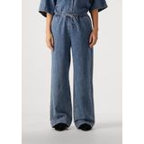 Edited - Mabel Denim Trousers - Wijde Denim Jeans - Blauw - Dames