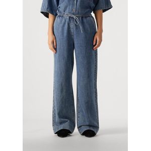 Edited - Mabel Denim Trousers - Wijde Denim Jeans - Blauw - Dames