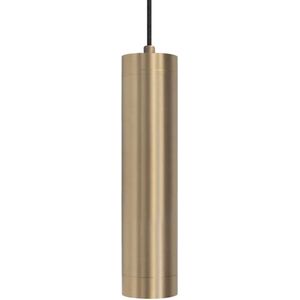 Hanglamp Perugia Goud 1 Lichts Koker Ø 5.5cm L 30cm | GU10 Fitting