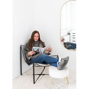 Poncho - Zacht en cosy - Microfiber - Zachtrood - 80 x 80 cm