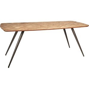 PTMD Fieron Natural acaia wooden diningtable oval 240cm