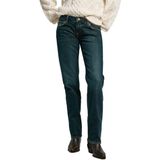 Pepe Jeans - Slim Jeans Ulw Mocha - Damesjeans - Blauw - Nauwsluitende Pasvorm