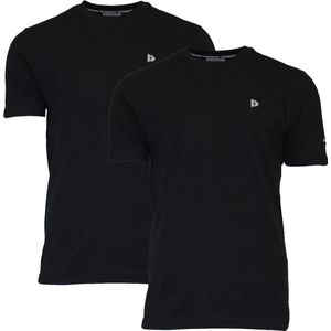 Donnay - Vince - T-shirt - Zwart - 2-Pack - Heren