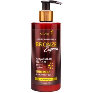BRONZE Express Luxury Shimmer Body milk voor gezicht en lichaam