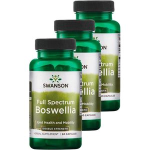 Swanson | Full Spectrum Boswellia | 60 Capsules | 3 stuks | 3 x 60 Capsules