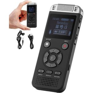 CLGP® Afluisterapparatuur op Afstand - Spy Recorder - Voice Dictafoon