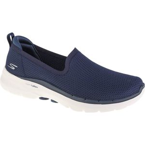 Skechers Go Walk 6-Clear Virtue Dames Instappers - Donkerblauw - Maat 40