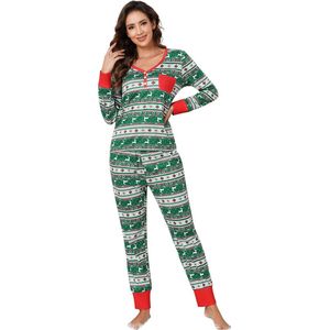 Pyjama dames lange tweedelige nachtkleding lange mouwen pyjama set vrouwen huispak loungewear