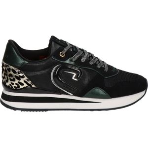 Cruyff Parkrunner Lux Lage sneakers - Leren Sneaker - Dames - Zwart - Maat 37