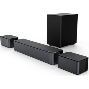 ULTIMEA Poseidon D50 5.1‑kanaals soundbar met draadloze subwoofer - Zwart