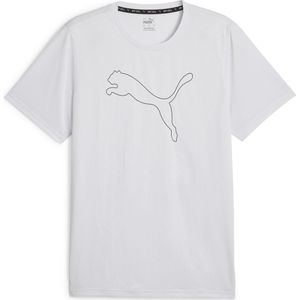 PUMA PERFORMANCE CAT TEE M Heren Sportshirt - Silver Mist