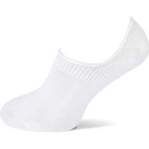 Basset Bamboe - Unisex Footies - 4-pack - Wit - Maat 35/38