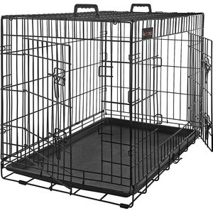 Bobbel Home Pets - Honden Bench - Opvouwbaar - Zwart - 91 x 57 x 64 cm