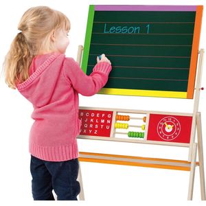 Viga Toys Schoolbord en magnetisch whiteboard 155 cm