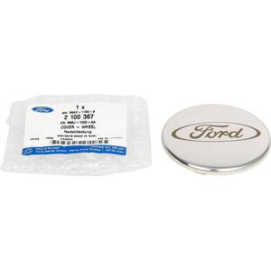 Set van 4 Originele Ford naafdoppen 68mm 50mm Zilver naafdopjes naafkapjes logo embleem originele velgen OEM product 2 100 367