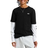 Vans - VN0A49OYBLK1 - T-shirt - Zwart - Katoen - Lange Mouwen