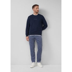 s.Oliver - Cordbroek - Dusty Blue - Met Elastische Band