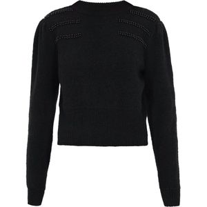 MYMO - Trui - Zwart - Slanke Pasvorm - Lange Mouw