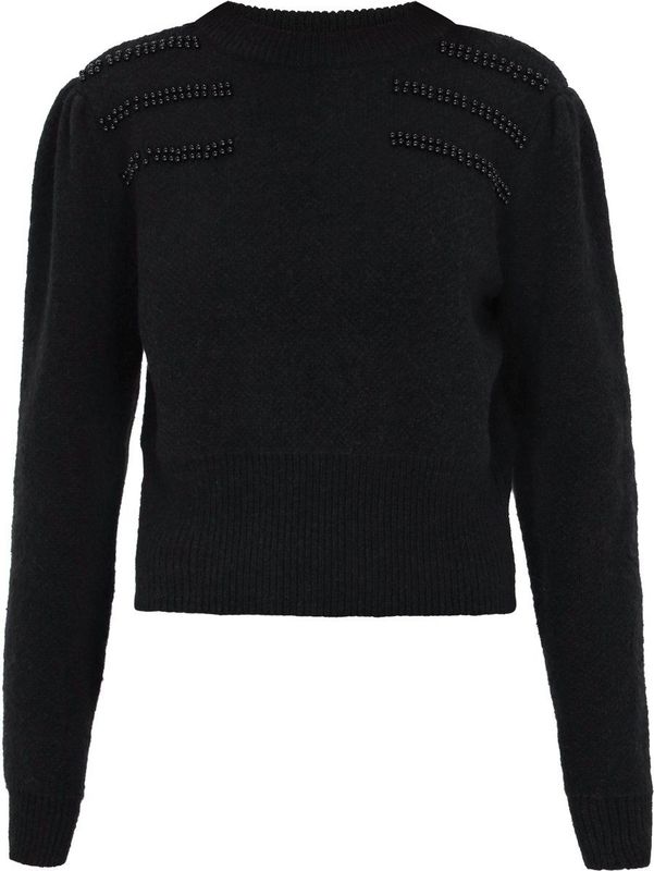 MYMO - Trui - Zwart - Slanke Pasvorm - Lange Mouw