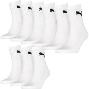 MULTIPACK-SOKKEN 9 paar Puma-sokken Korte Crew Sportsokken Tennissokken Maat 35 - 49 unisex