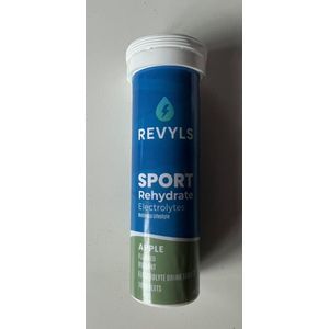 Revyls Sportdrank tabletten - Appel - per 10 stuks - Electrolytes - 90% minder suiker