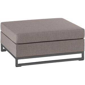 Exotan Hocker Buiten Rhodos - Aluminium - Taupe - 42x90x90