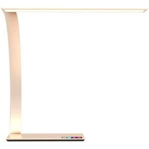 Adot Led Design bureaulamp - Rayee - 14W in goudkleurig geanodiseerd aluminium. Dimbaar met touchbediening.