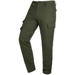 By City-motorbroek-heren-cargo-motorjeans-mixed man III-protectie-CE-gecertificeerd-groen-S-30