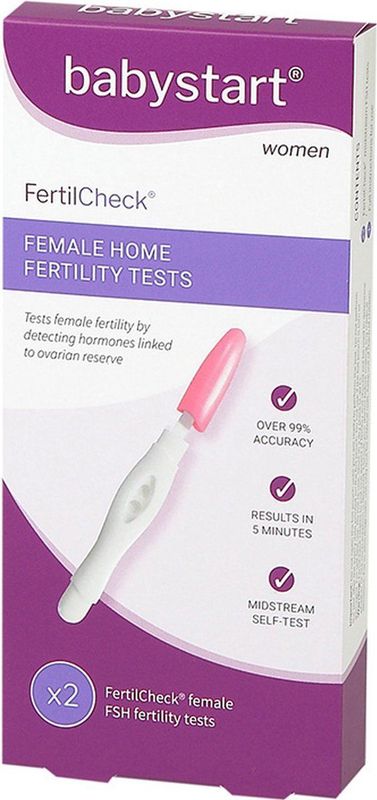 FertilCheck® – vruchtbaarheidstest vrouw – 2 stuks