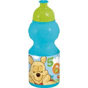 Disney Winnie de Pooh Pop-up Drinkbeker 350 ml - Schoolbeker - Bidon - Drinkfles