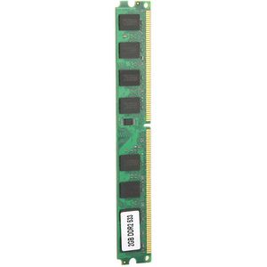 DDR2-geheugen, 2 GB DDR2 533 MHz 240-pins geheugenmodule met grote capaciteit, ontworpen voor PC2-4200 desktopcomputer, volledig compatibele dubbelzijdige 16-grain geheugenmodule