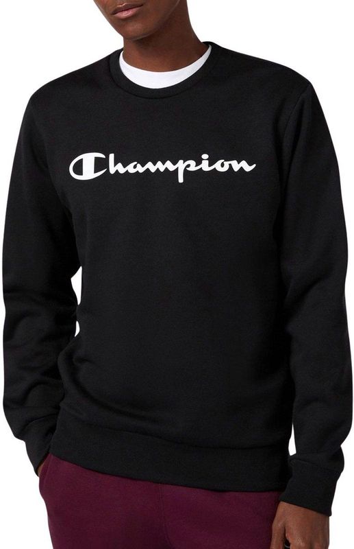 Sweater - Ronde Hals - Geribbelde Kraag - Sweatstof - Logoprint