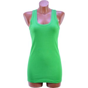 2 Pack dames hemd - 100% katoen - Groen - Maat S