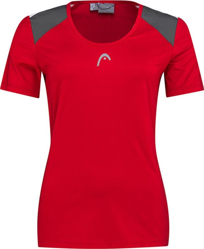Tennisshirt HEAD Women Club 22 Tech Red-L