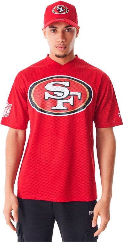 New Era - Nfl Mesh San Francisco 49ers - T-shirt - Rood