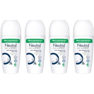 Neutral - Deodorant - Roller - Sensitive Skin - 50ml x 4