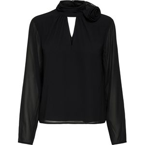 Jacqueline de Yong - Jdynomi High Neck - Blouse - Zwart