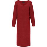 DreiMaster Klassik Gebreide jurk  donkerrood