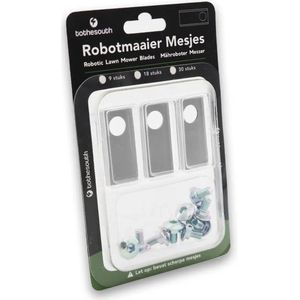 To the South® Universele Robotmaaier Mesjes geschikt voor o.a. Honda Robotmaaiers - Staal - 9 stuks