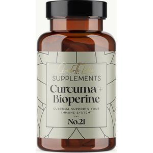 Curcuma & Bioperine - 60 capsules - Kurkuma - Curcumine capsules - Ayurvedische kruidenleer - Charlotte Labee Supplementen