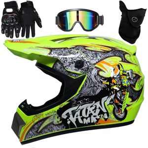 Motorcross Helm - Crosshelm - MTB helm - Motor Helm - MTB Kleding - Cross Helm
