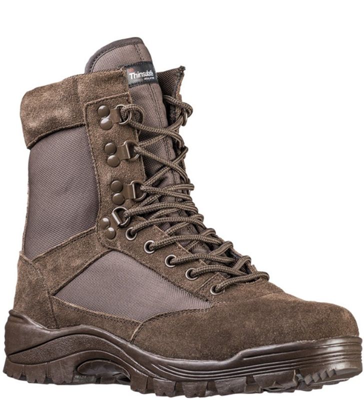 Mil-Tec 12822109 Wandellaarzen, uniseks, bruin, 40 EU