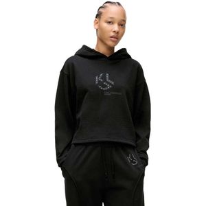 Karl Lagerfeld - Studded Regular Fit Hoodie - Zwart