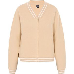 DreiMaster Maritim Gebreid vest  chamois / wit