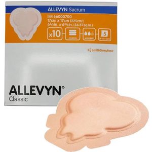 Smith & Nephew - Woundzorgmateriaal - Allevyn Sacrum 17 cm x 17 cm - 10 stuks per doos