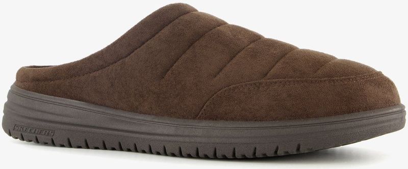 Skechers - Relaxed Fit: Murette - Herenslippers - Chocolade - Microfiber